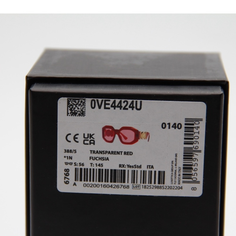 NEW VE4424U 388/5 VERSACE MEDUSA SUNGLASSES MOD 4424U PINK EYEWEAR VE 4424U - Picture 12 of 12